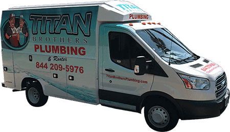 Van with Titan Brother logo on it